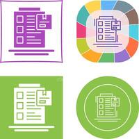 Order List Icon Design vector