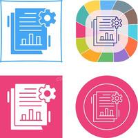 SEO Report Icon Design vector