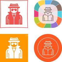 Spy Icon Design vector