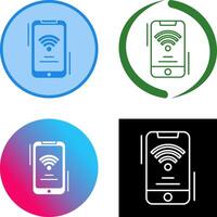 Wifi Signal Icon Design vector