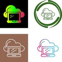 Laptop Icon Design vector