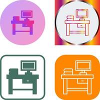 Table Icon Design vector
