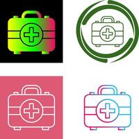 First Aid Kit Icon Design vector