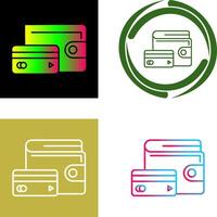 Wallet Icon Design vector