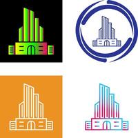 Office Building Icon Design vector
