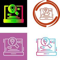 Find Location Icon Design vector