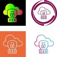Password Icon Design vector