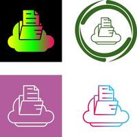 Cloud Icon Design vector