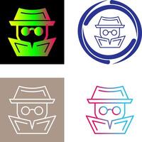 Hacker Icon Design vector