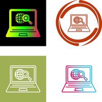 Explore Icon Design vector