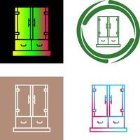 Cabinet Drawer Icon Design vector