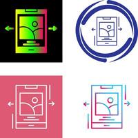 Swipe Icon Design vector