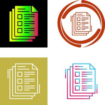 Notes Icon Design vector
