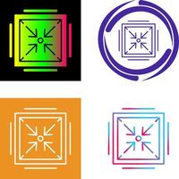 Minimize Icon Design vector