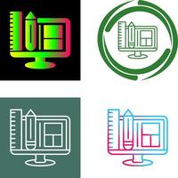 Web Design Icon Design vector