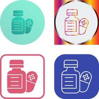 Pill Icon Design vector