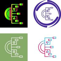 Flowchart Icon Design vector