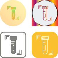 Test Tube Icon Design vector