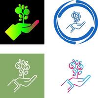 Growth Icon Design vector