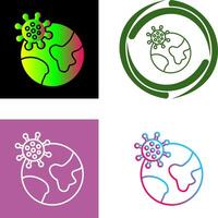 Pandemic Icon Design vector