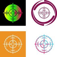 Target Icon Design vector