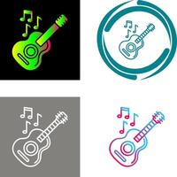 diseño de icono de guitarra vector