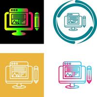 Web Design Icon Design vector