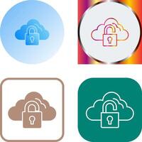 Lock Icon Design vector