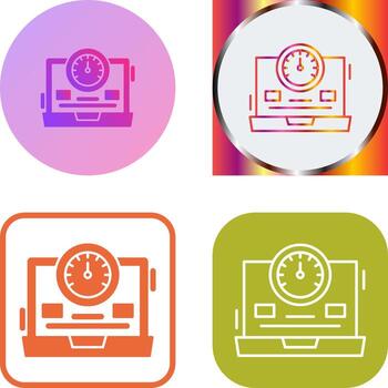 Speedometer Icon Design vector