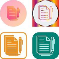 Document Icon Design vector