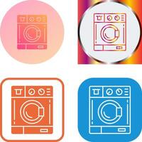 Washing Machine Icon Design vector