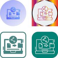 File Share Icon Design vector
