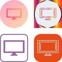 Monitor Icon Design vector