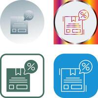 Discount Icon Design vector