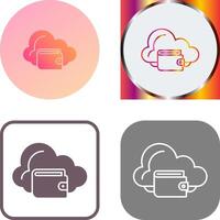 Wallet Icon Design vector