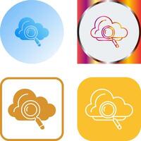 Magnifying Glass Icon Design vector