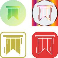 Bookmark Icon Design vector