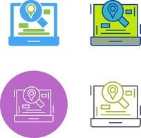 Find Location Icon Design vector