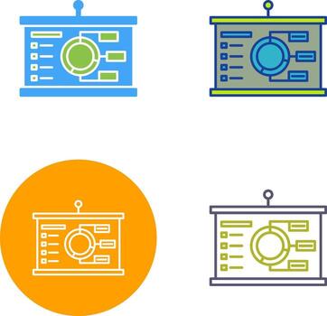 Presentation Icon Design vector