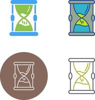 Hourglass Icon Design vector