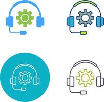 Customer Support Icon Design vector