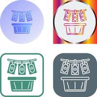 Money Loundering Icon Design vector