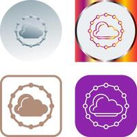 diseño de icono de nube vector