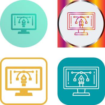 Elearning Icon Design vector