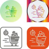 Happy Hour Icon Design vector