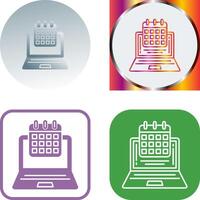 Timetable Icon Design vector