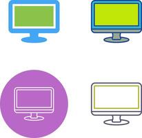 Monitor Icon Design vector