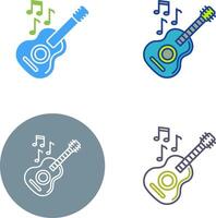 diseño de icono de guitarra vector