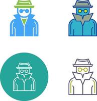 Spy Icon Design vector