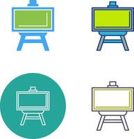 Easel Icon Design vector